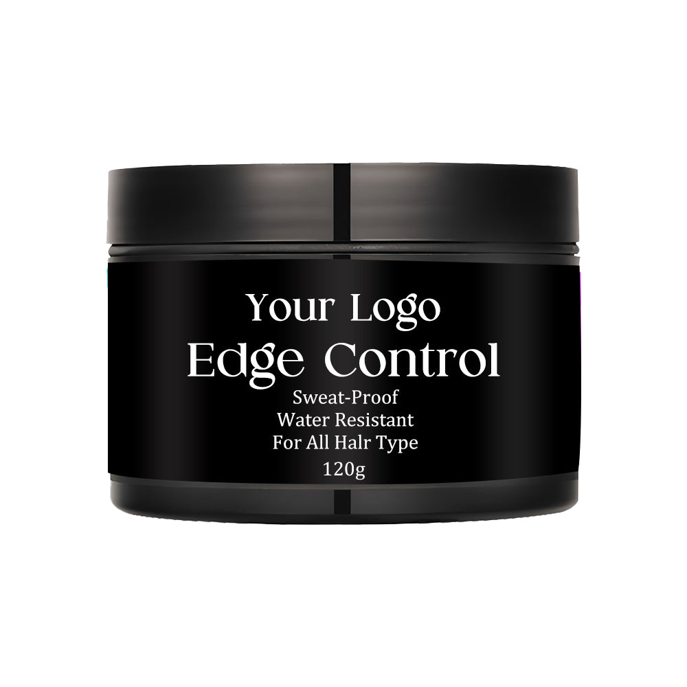Wholesale 120g Edge Control Gel Private Label Strong Hold Hair No Residue Styling Custom LOGO Baby Hair for All Hair Types