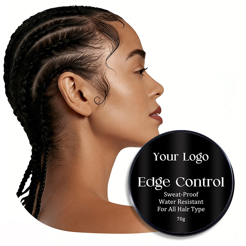 Wholesale 70g Edge Control Gel Private Label Strong Hold Custom LOGO Hair No Residue Styling Baby Hair for All Hair Types