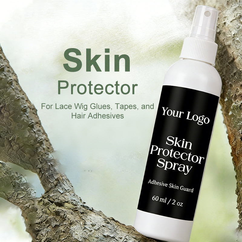 Customized Label 60ml Skin Protector Spray for Lace Front Wig Scalp Protector Spray Strong Hold Long Lasting Adhesion