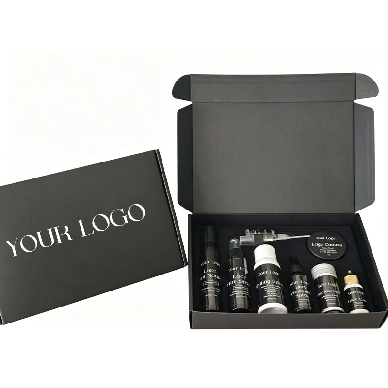 Hair Care Kit Lace Glue Waterproof Hair Wax Stick Melting Spray Edge Control Lace Tint Spray Hair Mousse Wig Install Kit