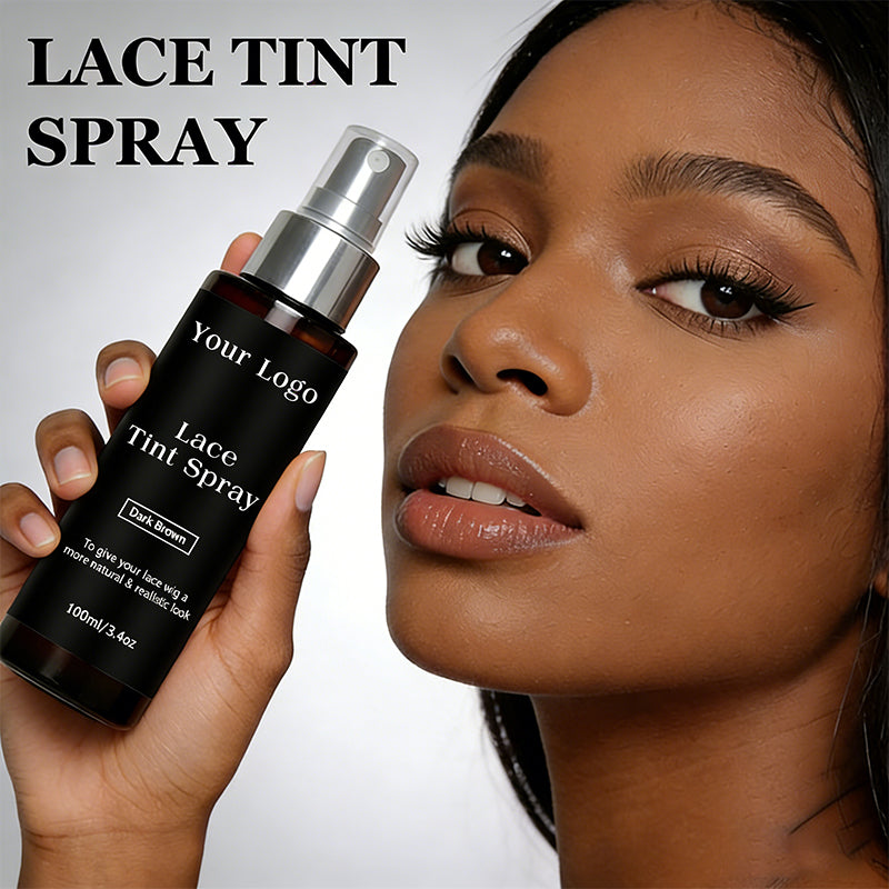 Wholesale Customized Lace Tint Spray Wig Knots Healer Quick Dry Wig Grids Concealer Lace Tint Mousse for Lace Front Closures