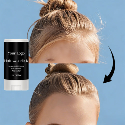 15g Hair Wax Stick for Wigs Gel Cream Styling Hair Broken Hair Artifact Frizz Fixed Fluffy Children Men and Women Styling Wax