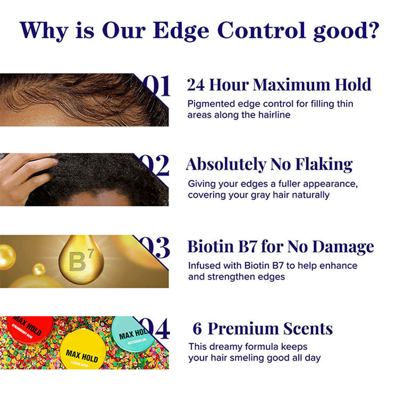 Wholesale 120g Edge Control Gel Private Label Strong Hold Hair No Residue Styling Custom LOGO Baby Hair for All Hair Types