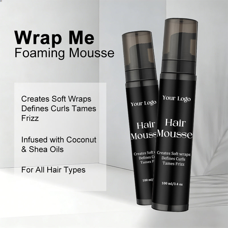 Wholesale 100ml Hair Mousse Foam Hair Foam Styling Mousse Curly Hair Styling Mousse Support Custom LOGO