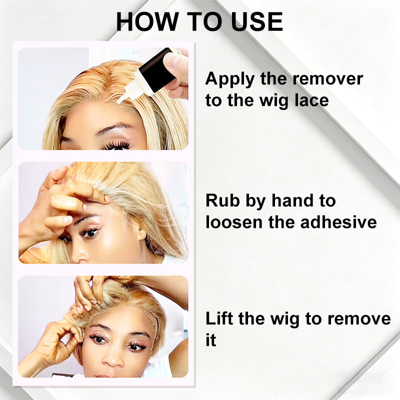 Wholesale Lace Glue Remover for Front Wig/Toupee/Closure/Tape Hair Extension Clear Remover for Adhesive Tape Liquid Glue Remover