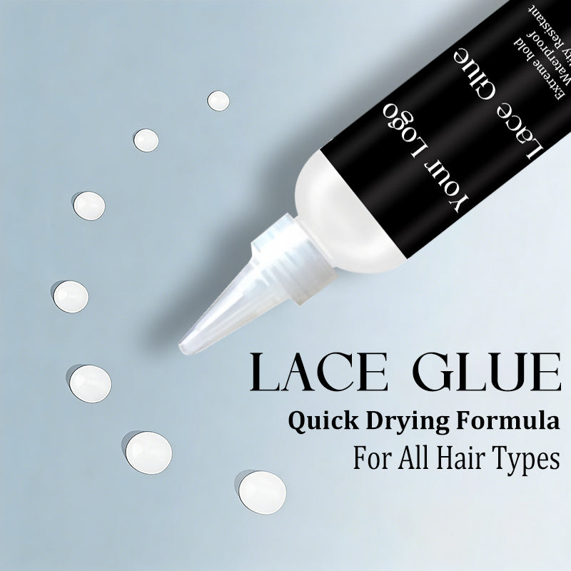 100ml Lace Glue Waterproof Strong Hold Clear Dry Wig Glue Lace Frontals Hair Extensions Latex Free OEM Private Label Wholesale