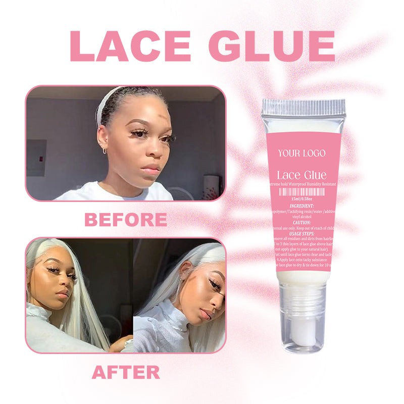 Wholesale 15ml Extreme Hold Fast Dry Hold Hair Glue Waterproof Lace Wig Adhesive Lace Glue Tube