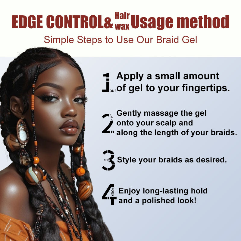Wholesale 100g Edge Control Gel Private Label Strong Hold Hair No Residue Styling Custom LOGO Baby Hair for All Hair Types