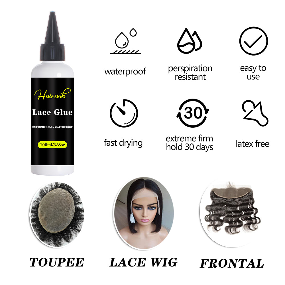 100ml Wig Glue For Lace Front Wigs Waterproof Extra Strong Hair Glue Adhesives