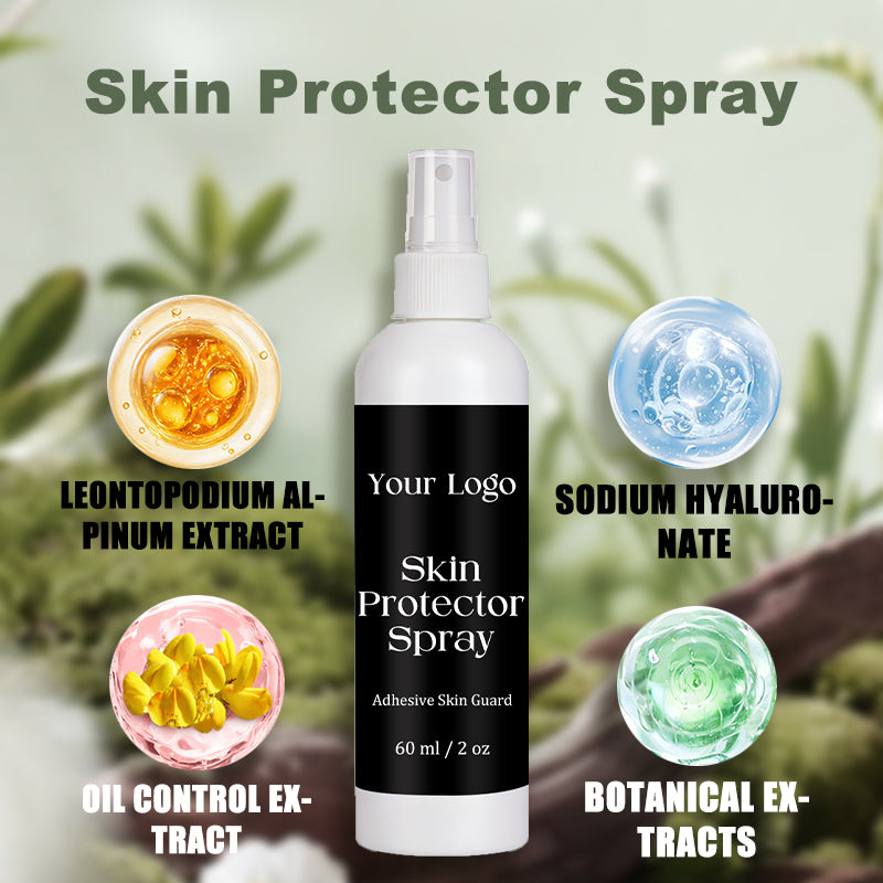 Customized Label 60ml Skin Protector Spray for Lace Front Wig Scalp Protector Spray Strong Hold Long Lasting Adhesion