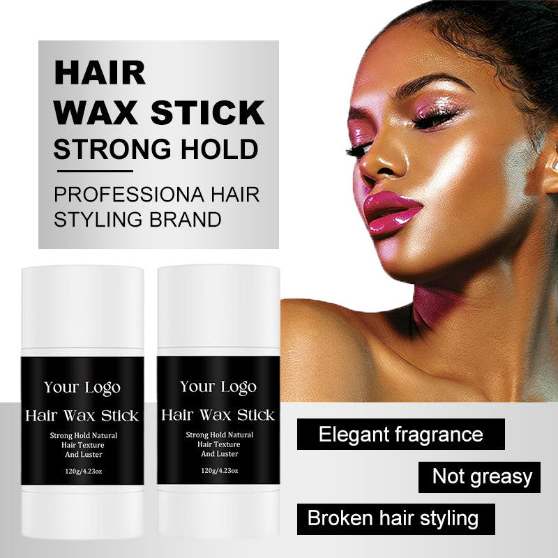 Private Label Hair Wax Stick for Hair Non-Greasy and Non-Sticky Flyaway Frizz Wax Stick Hair Styling