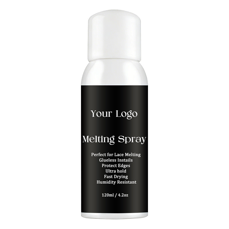 Private Label Melting Spray for Lace Wigs Strong Hold Wig Adhesive Hair Glue Spray Lace Melting Spray