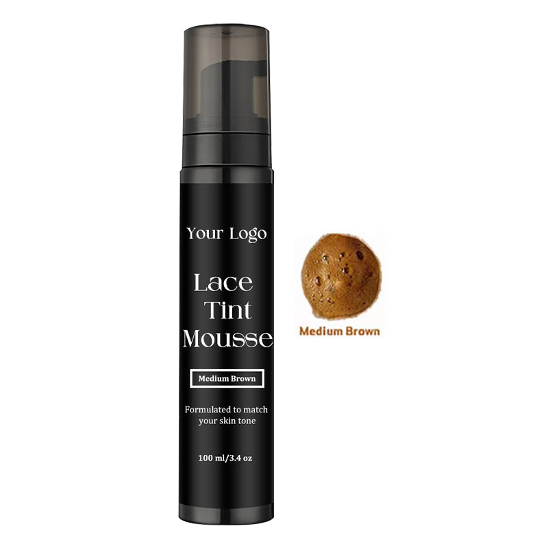 Lace Tint Mousse for Front Wigs 100ml Light / Medium / Dark Melt Lace Dye Skin Tone Tint Foam for Black Women