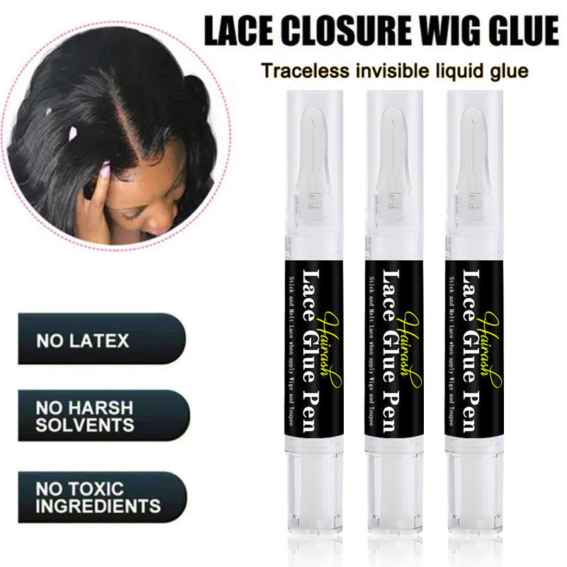 Lace Glue Pen Waterproof Wholesale Custom Label Strong Hold Invisible Bonding Adhesive For Lace Frontal